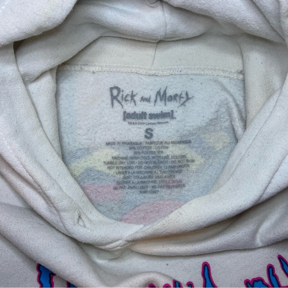Cropped Rick and Morty Graphic Sweatshirt - Picture 7 of 7